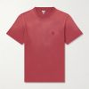 Anagram-Embroidered Cotton-Jersey T-Shirt Anagram-Embroidered Cotton-Jersey T-Shirt
