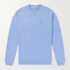 Anagram-Embroidered Cotton-Jersey Sweatshirt Anagram-Embroidered Cotton-Jersey Sweatshirt