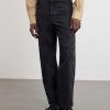 Wide-Leg Anagram-Embroidered Jeans - FR Wide-Leg Anagram-Embroidered Jeans - FR