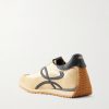 Flow Runner 2.0 Suede-Trimmed Shell Sneakers - BK Flow Runner 2.0 Suede-Trimmed Shell Sneakers - BK