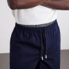 Straight-Leg Anagram-Embroidered Cotton-Twill Drawstring Shorts - CU