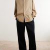 Anagram-Embroidered Cotton Shirt - OU Anagram-Embroidered Cotton Shirt - OU