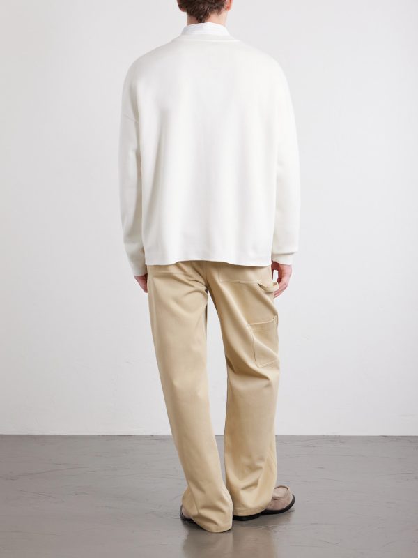 Anagram-Intarsia Knitted Sweater - BK Anagram-Intarsia Knitted Sweater - BK