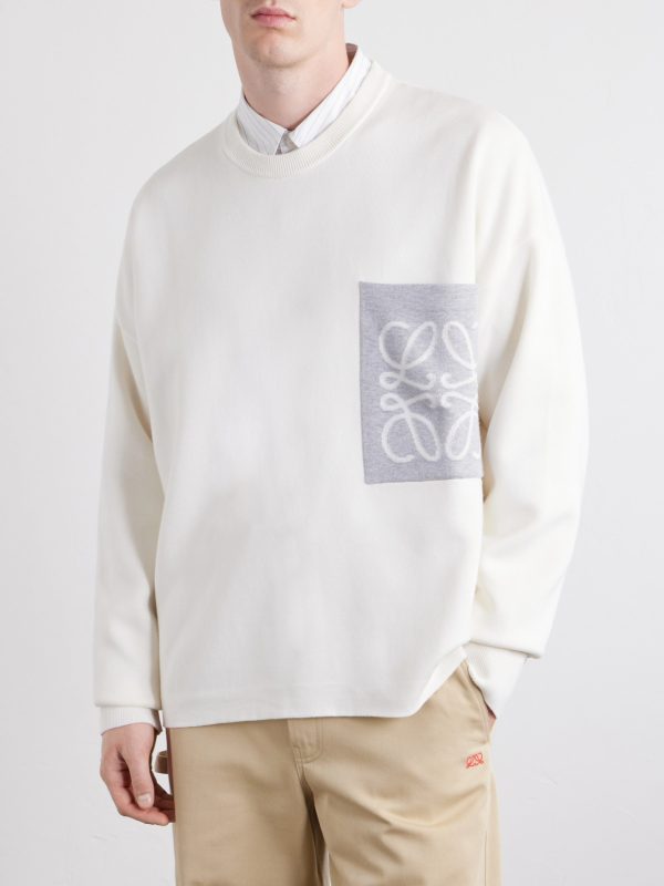 Anagram-Intarsia Knitted Sweater - FR Anagram-Intarsia Knitted Sweater - FR