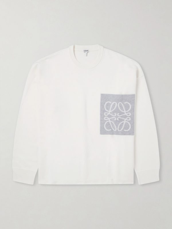 Anagram-Intarsia Knitted Sweater Anagram-Intarsia Knitted Sweater
