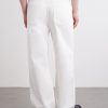 Wide-Leg Anagram-Embroidered Jeans - BK Wide-Leg Anagram-Embroidered Jeans - BK