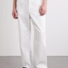 Wide-Leg Anagram-Embroidered Jeans - FR Wide-Leg Anagram-Embroidered Jeans - FR