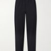 Straight-Leg Wool Drawstring Trousers Straight-Leg Wool Drawstring Trousers