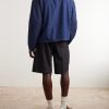 Anagram-Appliqué Cotton Chambray Jacket - BK