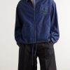 Anagram-Appliqué Cotton Chambray Jacket - FR
