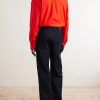 Logo-Embroidered Wide-Leg Cotton-Blend Drill Trousers - BK Logo-Embroidered Wide-Leg Cotton-Blend Drill Trousers - BK