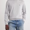 Anagram-Embroidered Wool-Blend Sweater - FR Anagram-Embroidered Wool-Blend Sweater - FR