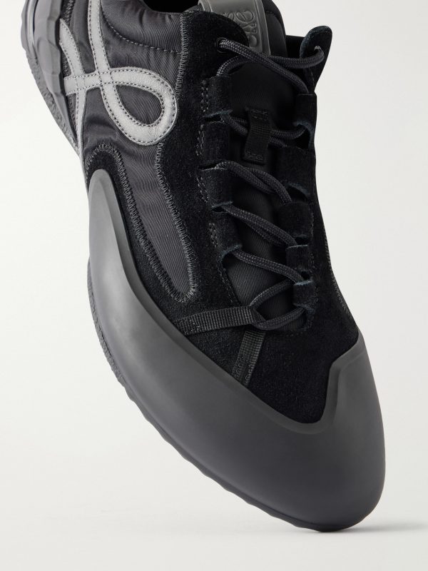 Grip Suede-Trimmed Nylon Sneakers - CU Grip Suede-Trimmed Nylon Sneakers - CU