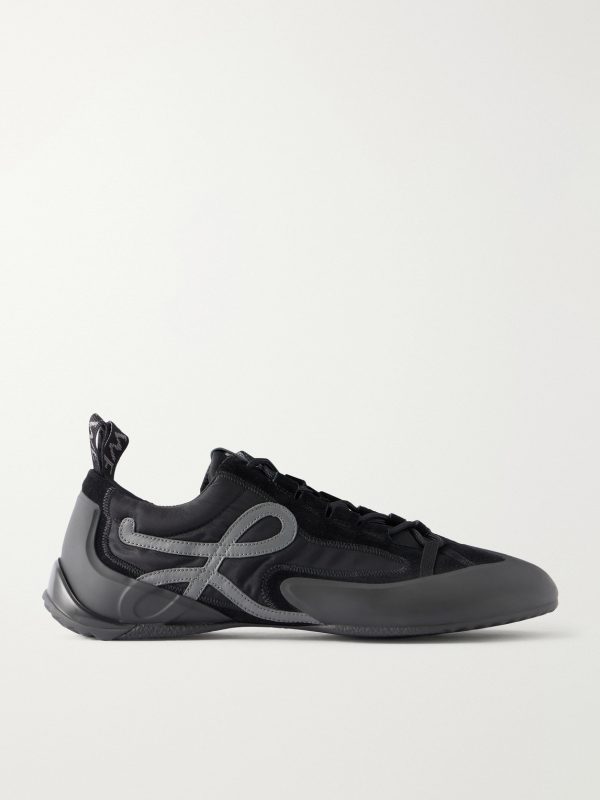 Grip Suede-Trimmed Nylon Sneakers Grip Suede-Trimmed Nylon Sneakers