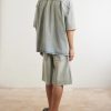 Camp-Collar Denim Shirt - BK Camp-Collar Denim Shirt - BK