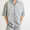 Camp-Collar Denim Shirt - FR Camp-Collar Denim Shirt - FR