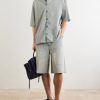 Camp-Collar Denim Shirt - OU Camp-Collar Denim Shirt - OU