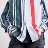 Anagram-Embroidered Striped Cotton-Twill Shirt - CU