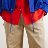 Suede-Trimmed Cotton Jacket - E2 Suede-Trimmed Cotton Jacket - E2