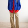 Suede-Trimmed Cotton Jacket - OU Suede-Trimmed Cotton Jacket - OU