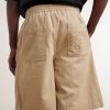 Straight-Leg Cotton Drawstring Shorts - E2