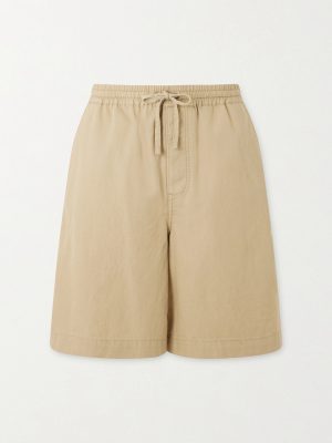 Straight-Leg Cotton Drawstring Shorts Straight-Leg Cotton Drawstring Shorts