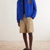 Straight-Leg Cotton Drawstring Shorts - OU