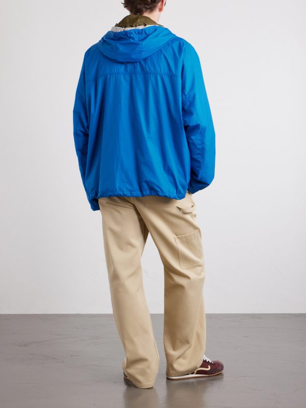 Logo-Embroidered Shell Jacket - BK Logo-Embroidered Shell Jacket - BK