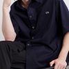 Anagram-Embroidered Cotton-Twill Shirt - CU Anagram-Embroidered Cotton-Twill Shirt - CU