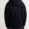 Anagram-Embroidered Cotton-Jersey Zip-Up Hoodie - BK Anagram-Embroidered Cotton-Jersey Zip-Up Hoodie - BK