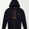 Anagram-Embroidered Cotton-Jersey Zip-Up Hoodie Anagram-Embroidered Cotton-Jersey Zip-Up Hoodie