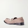 Bobine Logo-Debossed Suede Loafers - BK Bobine Logo-Debossed Suede Loafers - BK