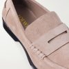 Bobine Logo-Debossed Suede Loafers - CU Bobine Logo-Debossed Suede Loafers - CU
