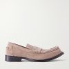 Bobine Logo-Debossed Suede Loafers Bobine Logo-Debossed Suede Loafers