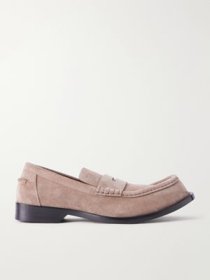 Bobine Logo-Debossed Suede Loafers Bobine Logo-Debossed Suede Loafers
