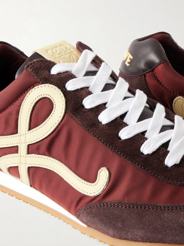Ballet Runner 2.0 Suede-Trimmed Sneakers - CU