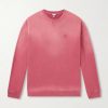 Anagram-Embroidered Cotton-Jersey Sweatshirt