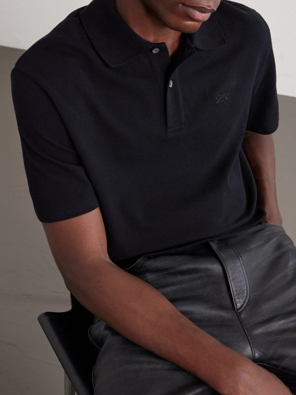 Anagram-Embroidered Cotton-Piqué Polo Shirt - CU Anagram-Embroidered Cotton-Piqué Polo Shirt - CU