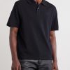 Anagram-Embroidered Cotton-Piqué Polo Shirt - FR Anagram-Embroidered Cotton-Piqué Polo Shirt - FR