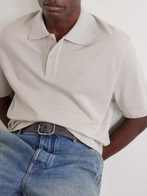 Anagram-Embroidered Cotton-Piqué Polo Shirt - CU Anagram-Embroidered Cotton-Piqué Polo Shirt - CU