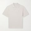 Anagram-Embroidered Cotton-Piqué Polo Shirt Anagram-Embroidered Cotton-Piqué Polo Shirt