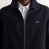 Logo-Embroidered Cotton-Blend Jacket - CU Logo-Embroidered Cotton-Blend Jacket - CU