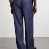 Anagram-Detailed Wide-Leg Jeans - BK