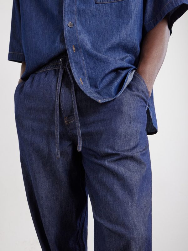 Anagram-Detailed Wide-Leg Jeans - CU