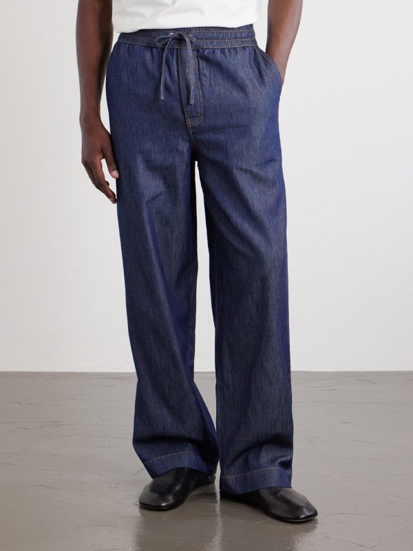 Anagram-Detailed Wide-Leg Jeans - FR