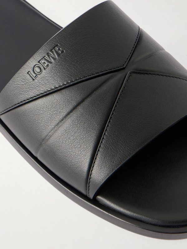 Origami Leather Sandals - CU