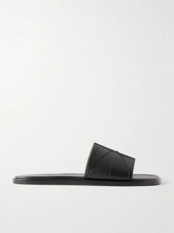 Origami Leather Sandals