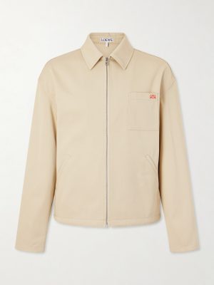 Logo-Embroidered Cotton-Twill Jacket Logo-Embroidered Cotton-Twill Jacket