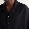 Logo-Embroidered Short-Sleeve Wool-Blend Shirt - CU