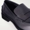 Bobine Anagram-Debossed Leather Loafers - CU Bobine Anagram-Debossed Leather Loafers - CU